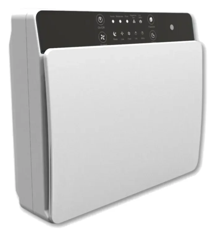 Purificador de aire compacto con luz UV